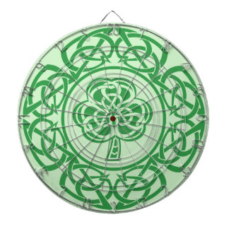 Celtic Irish Shamrock Shield Traditional Irish Dartbord