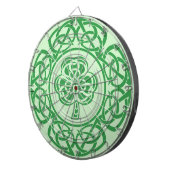 Celtic Irish Shamrock Shield Traditional Irish Dartbord (Voorkant Rechts)