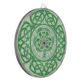 Celtic Irish Shamrock Shield Traditional Irish Dartbord (Voorkant Links)