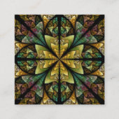 Celtic Journey abstract Vierkante Visitekaartje (Voorkant)