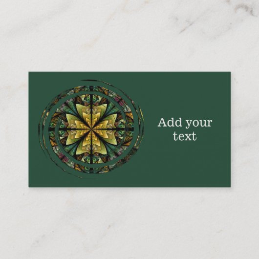 Celtic Journey Abstract Visitekaartje (Voorkant)