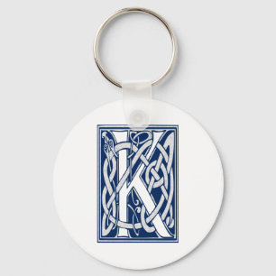 Celtic K Monogram Sleutelhanger