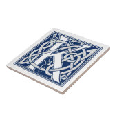 Celtic K Monogram Tegeltje (Zijkant)