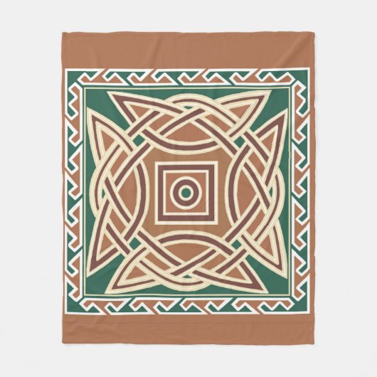 Celtic Kells Fleece Deken (Voorkant)