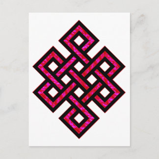 Celtic Knot 10 Red Briefkaart