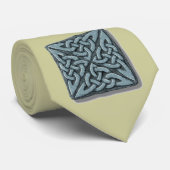 Celtic Knot 4-vierkante steen Stropdas (Opgerold)