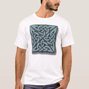 Celtic Knot 4-vierkante steen T-shirt