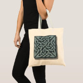 Celtic Knot 4-vierkante steen Tote Bag (Voorkant (product))