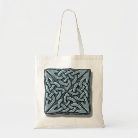 Celtic Knot 4-vierkante steen Tote Bag (Voorkant)