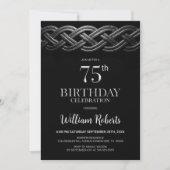 Celtic Knot 75e verluisterfeest Kaart (Voorkant)