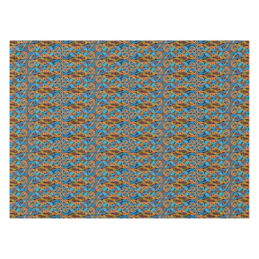 Celtic Knot Animals Lindisfarne Pattern Tafelkleed (Voorkant (Horizontaal))