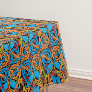 Celtic Knot Animals Lindisfarne Pattern Tafelkleed