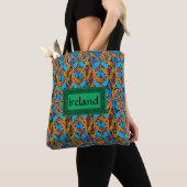 Celtic Knot Animals Lindisfarne Pattern Tote Bag (Dichtbij)