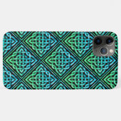 Celtic Knot - Blauw Groen Zwart iPhone 11 Max Hoes (Achterkant (horizontaal))