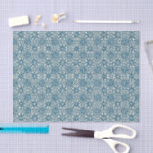 Celtic Knot Blauwgroen Blue Pattern Tissuepapier (Craft)