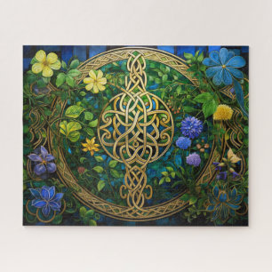Celtic Knot Bloemen Knotwork Legpuzzel