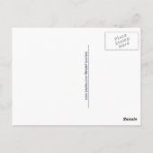 Celtic Knot Blue Tangled Doodle Design Briefkaart (Achterkant)