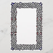 Celtic Knot Border Briefpapier (Voorkant)