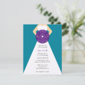 Celtic Knot Bridal Shower Invitation Kaart (Staand voorkant)
