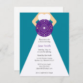 Celtic Knot Bridal Shower Invitation Kaart (Voorkant / Achterkant)