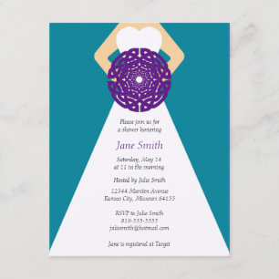 Celtic Knot Bridal Shower Invitation Kaart