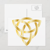 Celtic Knot Briefkaart (Voorkant / Achterkant)