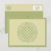 Celtic Knot Briefkaart (Voorkant / Achterkant)