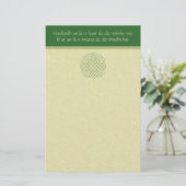Celtic Knot Briefpapier (Staand voorkant)