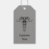 Celtic Knot Caduceus Cadeaulabel (Voorkant)