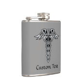 Celtic Knot Caduceus Heupfles (Rechts)