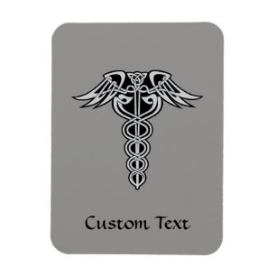 Celtic Knot Caduceus Magneet