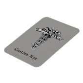 Celtic Knot Caduceus Magneet (Linkerzijde)