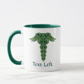 Celtic Knot Caduceus Mok (Links)