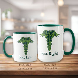 Celtic Knot Caduceus Mok