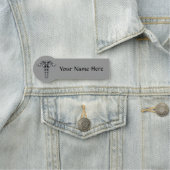 Celtic Knot Caduceus Naamplaatje (In situ)