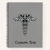Celtic Knot Caduceus Notitieboek (Voorkant)