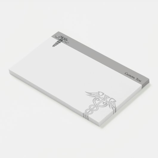 Celtic Knot Caduceus Post-it Notes (Schuin)