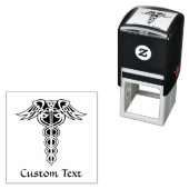 Celtic Knot Caduceus Zelfinktende Stempel (In situ)