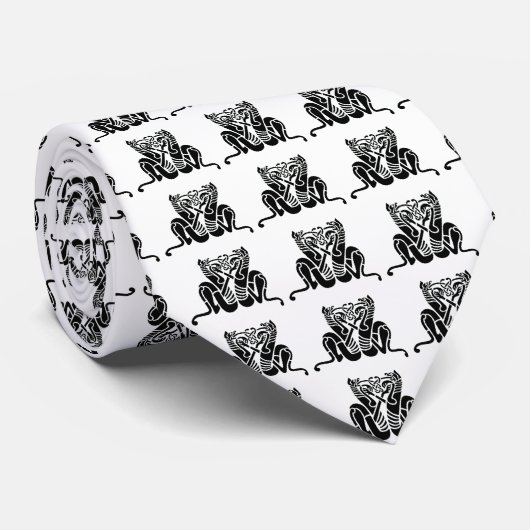 Celtic Knot Cats Stropdas (Opgerold)