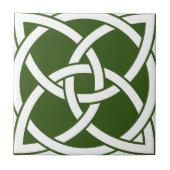 Celtic Knot Ceramic Tile Tegeltje (Voorkant)