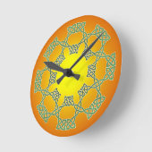 Celtic Knot Clock Ronde Klok (Hoek)