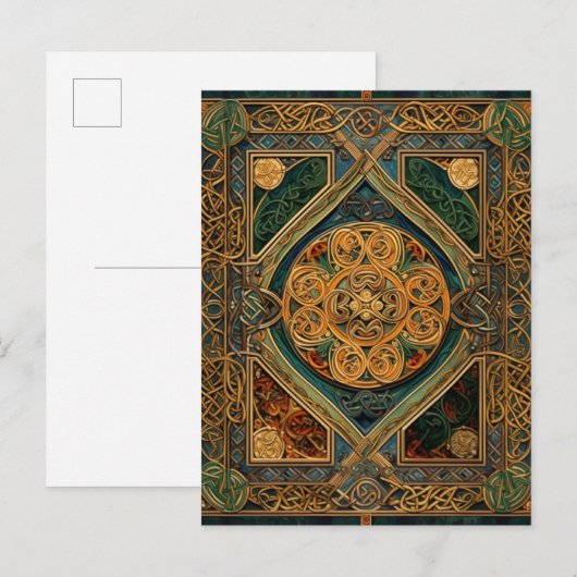 Celtic Knot Colorful Knotwork Briefkaart (Voorkant / Achterkant)