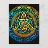 Celtic Knot Colorful Knotwork Briefkaart (Voorkant)