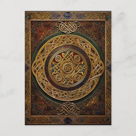 Celtic Knot Colorful Knotwork Briefkaart (Voorkant)