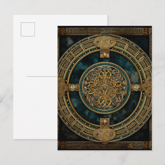 Celtic Knot Colorful Knotwork Briefkaart (Voorkant / Achterkant)
