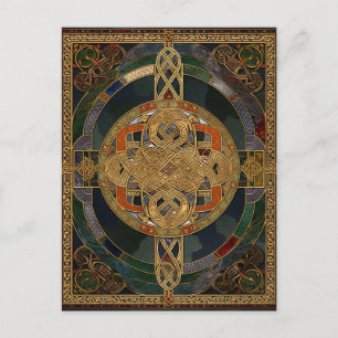 Celtic Knot Colorful Knotwork Briefkaart
