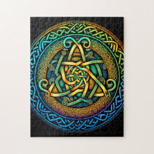 Celtic Knot Colorful Knotwork Legpuzzel
