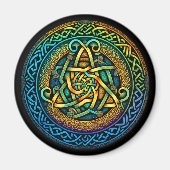 Celtic Knot Colorful Knotwork Magneet (Voorkant)