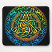 Celtic Knot Colorful Knotwork Muismat (Voorkant)