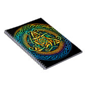 Celtic Knot Colorful Knotwork Notitieboek (Rechterzijde)